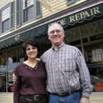 HOME AWAY FROM HOME: Husband and wife Steve and Diane Villari live upstairs from the two businesses they own. / 
