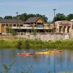 FLAGSHIP store L.L. Bean anchors 
Mansfield Crossing, which includes 
several other retailers along with a lake 
and walking paths. / 