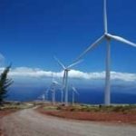FIRST WIND, a wind-farm developer that is backing Deepwater Wind, had hoped to sell stock to fund future and current projects, such as the 30-megawatt onshore Kaheawa wind farm above in Maui, Hawaii. / 