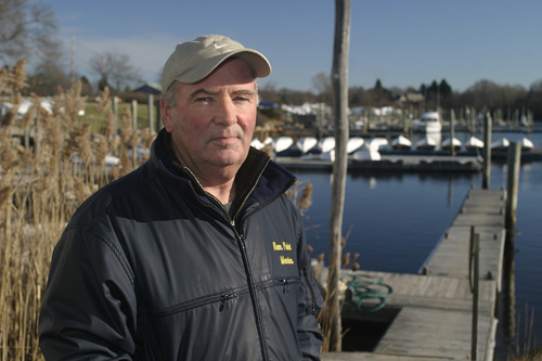 CURT SCHMID is the co-owner of Ram Point Marina, the third in R.I. to be certified by CRMC under the Clean Marina Program. / CURT SCHMID is the co-owner of Ram Point Marina, the third in R.I. to be certified by CRMC under the Clean Marina Program. /
