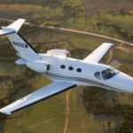 THE BACKLOG OF ORDERS at Bell Helicopter, Textron Systems (formerly, the the Defense & Intelligence unit at Bell) and Cessna Aircraft Co. rose 23.4% last year to a combined total of $23.2B, Textron said. Above is Citation Mustang business jet from Cessna. / 