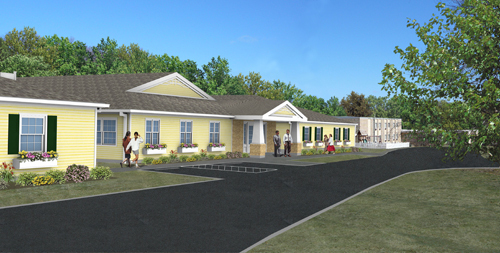 BRIARCLIFFE MANOR’S new 20,000-square-foot Briarcliffe Gardens will be one floor, a design intended to accommodate its memory-loss patients. / BRIARCLIFFE MANOR’S new 20,000-square-foot Briarcliffe Gardens will be one floor, a design intended to accommodate its memory-loss patients. /