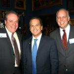 2009 Book of Lists Party Gallery PBN Editor, Mark Murphy(l), Providence Mayor David Cicilline and PBN Publisher, Roger Bergenheim. / PBN Photo/Frank Mullin