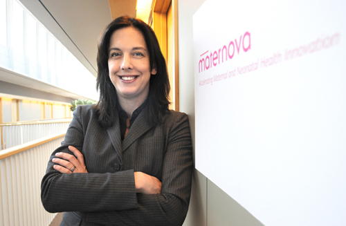LINKED IN: Meg Wirth, a Providence resident, launched Maternova to inform physicians worldwide of innovative technologies. / LINKED IN: Meg Wirth, a Providence resident, launched Maternova to inform physicians worldwide of innovative technologies. /