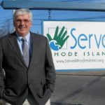 Cutbacks
in corporate
volunteering CALL OF DUTY: Volunteer Center at Serve Rhode Island Executive Director Bernie Beaudreau said his organization acts as a clearinghouse for nonprofits. /