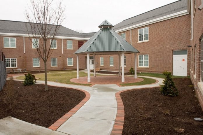 THE 44,000-SQUARE-FOOT inpatient facility on Bradley Hospital's East Providence campus is expected to be completed this fall. / THE 44,000-SQUARE-FOOT inpatient facility on Bradley Hospital's East Providence campus is expected to be completed this fall. /