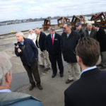 Reassessing R.I.’s industrial ports CLOSER EXAMINATION: A General Assembly commission charged with studying Rhode Island’s ports tours Promet Marine Services along Allens Avenue in Providence last week. /