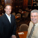STEVE MARRA, left, and Bill Pinelli, of Pinelli Marra Restaurant Group, are 
confident people will continue dining out. / 