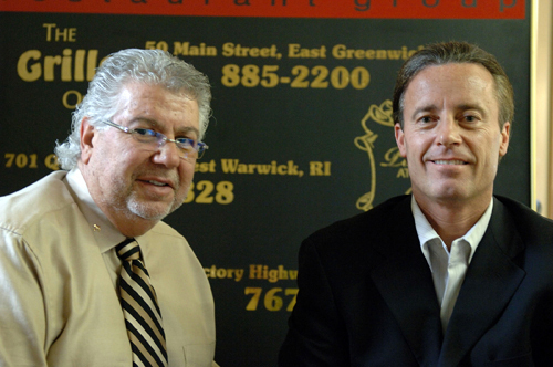 GROWING APPETITE: Bill Pinelli, left, and Steve Marra linked up in 1995 and have opened a number of restaurants in the state since. / GROWING APPETITE: Bill Pinelli, left, and Steve Marra linked up in 1995 and have opened a number of restaurants in the state since. /