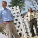 SEEING GREEN: Native Structures founder David Kessler and architect Christine Malecki West. / 