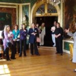 Weddings big business in Newport LOOKING FOR COMMITMENT: Harle Tinney of Belcourt Castle touts the Gilded Age mansion in Newport as a wedding venue. /