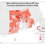 CoreLogic: R.I. foreclosures double in two-year span FORECLOSURES IN THE Providence-New Bedford-Fall River region rose from 7,702 filings to 10,571, a 77.2 percent rise. /