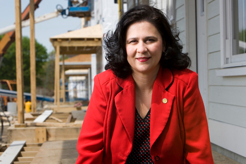 HOMEWARD BOUND: HousingWorks RI Executive Director Nellie Gorbea says the lack of affordable housing in Rhode Island is costing the state tax revenue. / HOMEWARD BOUND: HousingWorks RI Executive Director Nellie Gorbea says the lack of affordable housing in Rhode Island is costing the state tax revenue. /