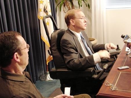U.S. REP. JIM LANGEVIN, above right, says the Obama administration is right to make cyber security a top priority. / U.S. REP. JIM LANGEVIN, above right, says the Obama administration is right to make cyber security a top priority. /