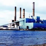 DOMINION RESOURCES, which operates the coal-fired Brayton Point power plant in Somerset shown above, was again one of the bidders in the latest RGGI auction, held earlier this week. / 