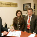 SOUND ADVICE: Edward Jones employees, from left, Michael Abood, Deborah Case, Steven Grasso and Anthony Lizzi in the firm&rsquo;s Cranston office. / 