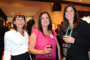 Sara Hiebnet & Sonia Williams of BankNewport / PBN PHOTO/FRANK MULLIN