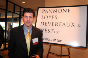 David Sweet, of sponsor & winner, Pannone Lopes Devereaux & West / PBN PHOTO/FRANK MULLIN
