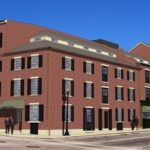 CAPITAL IMPROVEMENTS: The renovation of the building at the corner of Steeple and Canal streets includes a restoration and repointing of the building&rsquo;s brick fa&ccedil;ade. / 