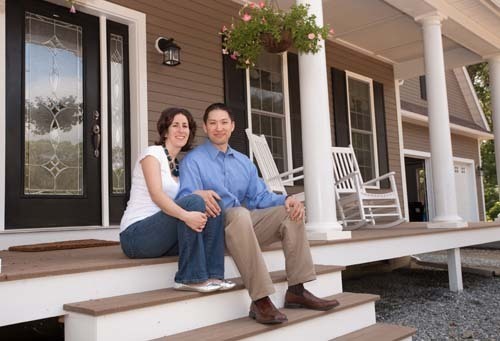 HOME SWEET HOME: Marlene and Keith Marshall at their new Cumberland home. The home, built by MEJJ Development, could cut the couple’s annual energy bills by $1,500. / HOME SWEET HOME: Marlene and Keith Marshall at their new Cumberland home. The home, built by MEJJ Development, could cut the couple’s annual energy bills by $1,500. /