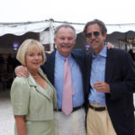 FROM LEFT: Carol O’Malley and Joe Dockery, co-chairs of the International Yacht Restoration School’s summer gala, “A Night Under the Stars,” and Terry Nathan, president of the International Yacht Restoration School. / 