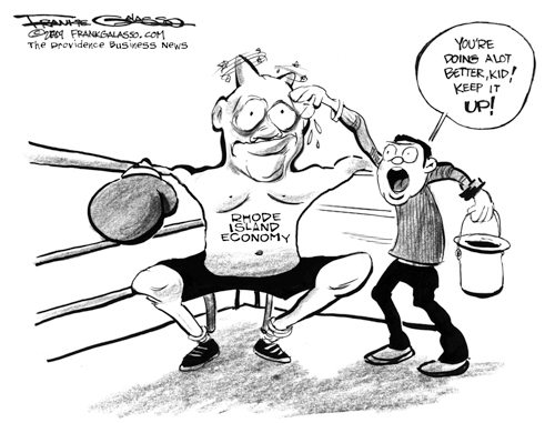 Editorial Cartoon Rhode Island Economy Keeps Fighting Providence Business News