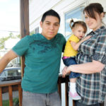 SOLDIERS OF FORTUNE: Jeremy and Rachel Garcia, shown with their daughter, Avi, are using improved G.I. benefits. / 