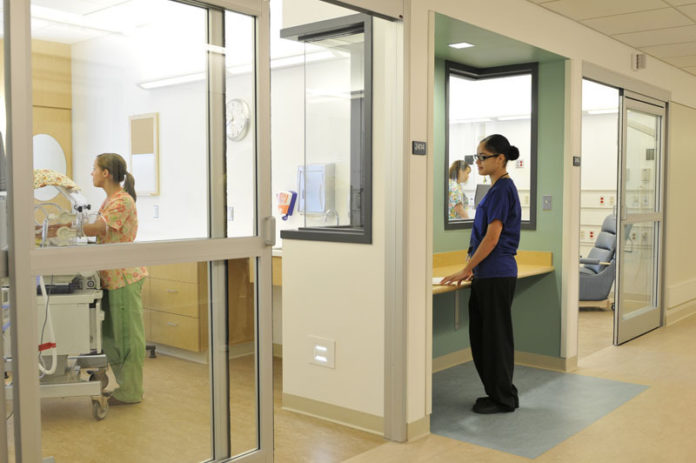 THE SOON-TO-BE-OPEN NEONATAL INTENSIVE CARE UNIT at Women & Infants Hospital features private rooms for 80 babies, while still allowing for close monitoring. / THE SOON-TO-BE-OPEN NEONATAL INTENSIVE CARE UNIT at Women & Infants Hospital features private rooms for 80 babies, while still allowing for close monitoring. /