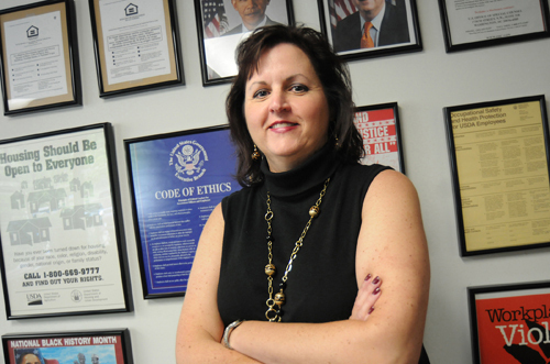 SEED MONEY: Pam Miller, a USDA specialist who handles loan applications for homebuyers looking to purchase homes in rural areas, said she is finding applicants from all walks of life. / SEED MONEY: Pam Miller, a USDA specialist who handles loan applications for homebuyers looking to purchase homes in rural areas, said she is finding applicants from all walks of life. /