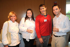 Linda Kane, Michelle Pugh, Joshua Ogrodowski, Branden Lewis, Johnson & Wales University / PBN PHOTO/FRANK MULLIN