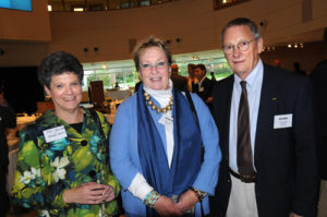 Honorees Pat Heller, Christie Smith, and Pete Peters, Potter League  / PBN PHOTO/FRANK MULLIN