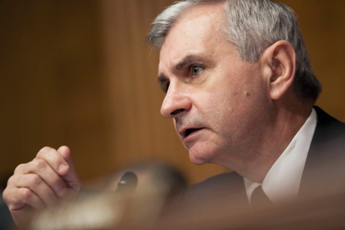 SEN. JACK REED, D-R.I., helped broker a compromise that would extend unemployment benefits by another 20 weeks for out-of-work Rhode Islanders. / 