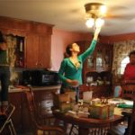 Brown students install 65,665 light bulbs BROWN STUDENTS have replaced inefficient incandescent light bulbs with compact fluorescents in more than 4,900 low-income households in Providence. /