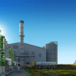 R.I. firm using carbon dioxide to grow algae POWER PLANT: An artist’s rendering of the reactor at an ethanol plant in Iowa where BioProcessAlgae is running a demonstration project. /