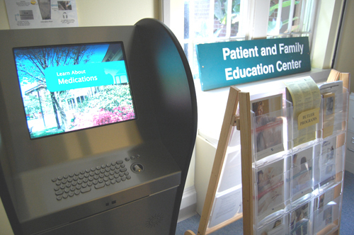 PEACE OF MIND: The kiosks at butler hospital are designed to help prepare patients for life once they the psychiatric hospital. / PEACE OF MIND: The kiosks at butler hospital are designed to help prepare patients for life once they the psychiatric hospital. /