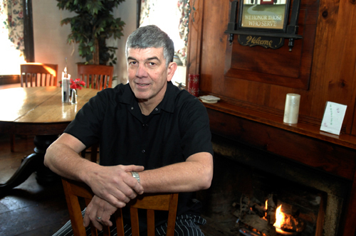 AT CAPACITY: David Lumnah, owner of the Tavern on Main, in Glocester, hosted 51 attendees at a Blackstone Valley Tourism Council event. / AT CAPACITY: David Lumnah, owner of the Tavern on Main, in Glocester, hosted 51 attendees at a Blackstone Valley Tourism Council event. /
