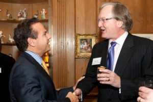 Jim Hahn, Partridge Snow & Hahn, and Mayor David Cicilline / PBN Photo/ Stephanie Ewens