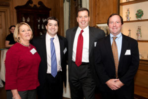 Mary Jane Lilly, Mike Flaherty, Jerry Pollock & Mickey McCabe of USI Insurance / PBN Photo/ Stephanie Ewens