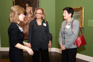 Nancy Adeszko, PBN, Donna DiOrio & Mary Ann Eatmon of Providence Marriott / PBN Photo/ Stephanie Ewens