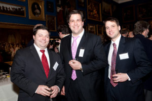 Frank Giorgio & Ryan Alan Lax, Halperin & Lax LLP, with Dean Weinberg of Carl Weinberg & Co., LLP / PBN Photo/ Stephanie Ewens