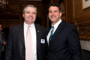 Mike Regan & Glenn Chavious, USI Insurance / PBN Photo/ Stephanie Ewens
