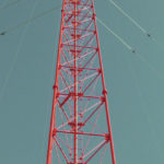 TALL ORDER: A 625-foot Long Range 
Navigation System (LORAN) tower on Nantucket. / 