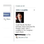 STATE REP. JOHN J. LOUGHLIN II, who is the House minority whip, has been buying ads on Facebook in an effort to reach out to local voters at a low cost.  / 