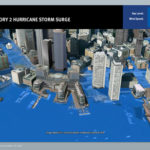 FLOOD WARNING: Google Earth shows the potential for flooding in Boston in 2100, as part of the &ldquo;Seasons of Change&rdquo; exhibit. / 