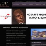THE NEW Web site for Veterans Memorial Auditorium. / 