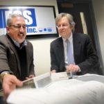 The ground floor of green building GROUP PROJECT: ESS Group Inc. President and CEO Charles Natale, left, and Senior Vice President Christopher Rein. The duo purchased the company in 1997 and say they have completed about 3,000 projects since then. /