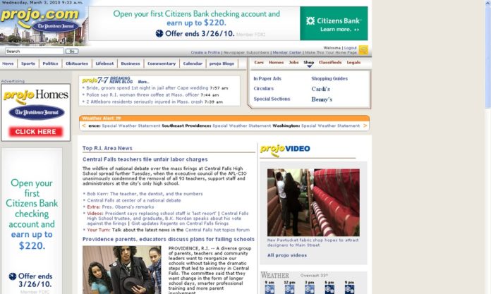 PROJO.COM HAS OFFERED Providence Journal stories for free since the site was introduced in October 1996. / 