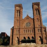 THE CATHEDRAL of Saints Peter and Paul in Providence, built in 1878, is the mother church of the Roman Catholic Diocese of Providence. / 