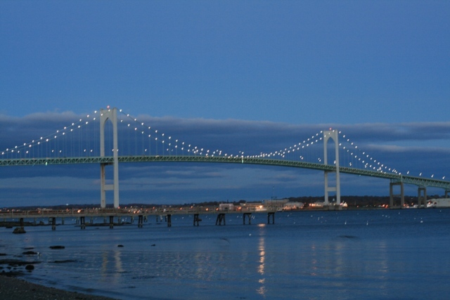THE PELL NEWPORT BRIDGE, which opened in 1969, crosses Narragansett Bay to connect Jamestown and Newport. / THE PELL NEWPORT BRIDGE, which opened in 1969, crosses Narragansett Bay to connect Jamestown and Newport. /