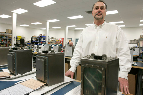 WHAT LIES BENEATH: SyQwest owner Robert Tarini Sr. says the sonar-equipment firm has found a niche supplying companies in need of surveying a riverbed or seabed. / WHAT LIES BENEATH: SyQwest owner Robert Tarini Sr. says the sonar-equipment firm has found a niche supplying companies in need of surveying a riverbed or seabed. /